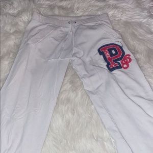 PINK embroidery sweats